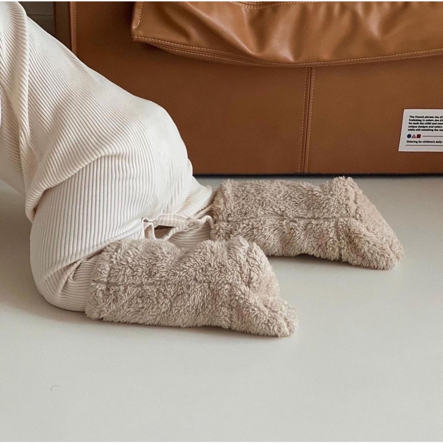 Winter Clothing For Baby Girl - 따뜻한 겨울 아기 양말 산호 양털