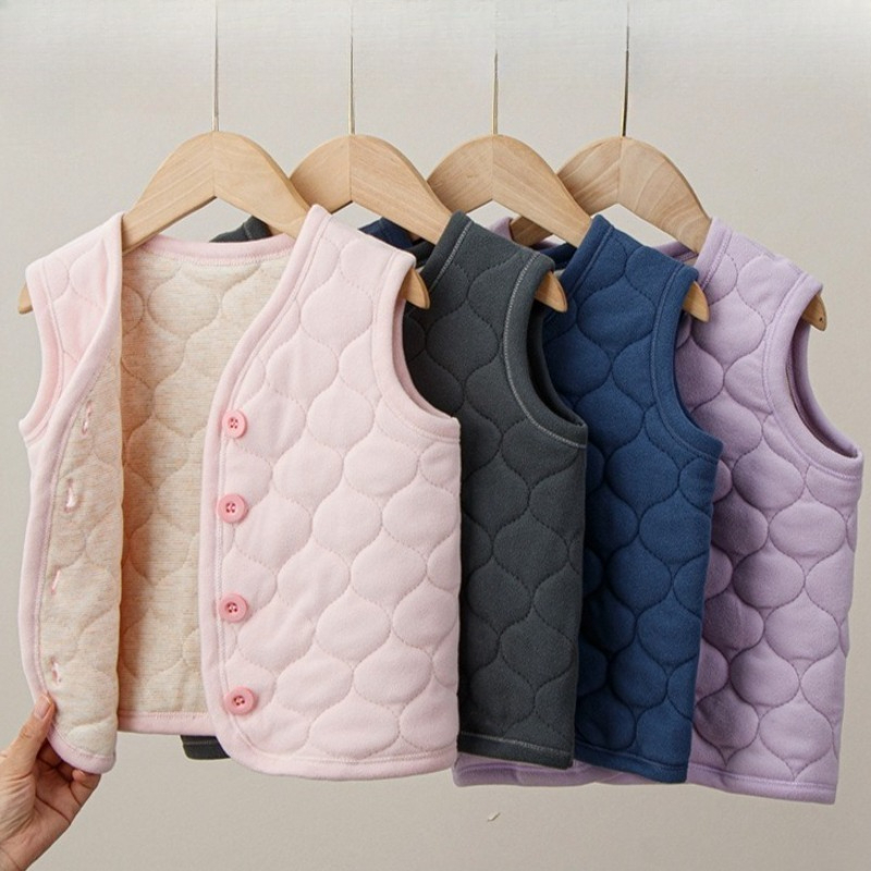 Winter Clothing For Baby Girl - 어린이 조끼 가을 겨울 소년 소녀