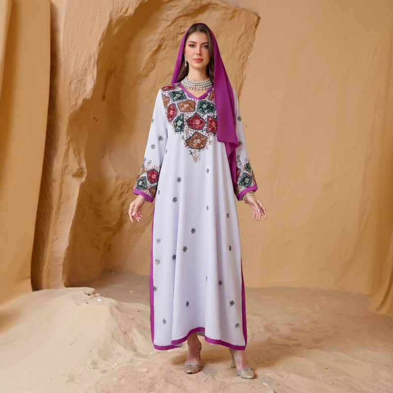 Winter Clothing Dubai - Ad251116 신상 여성 자수 롱 로브