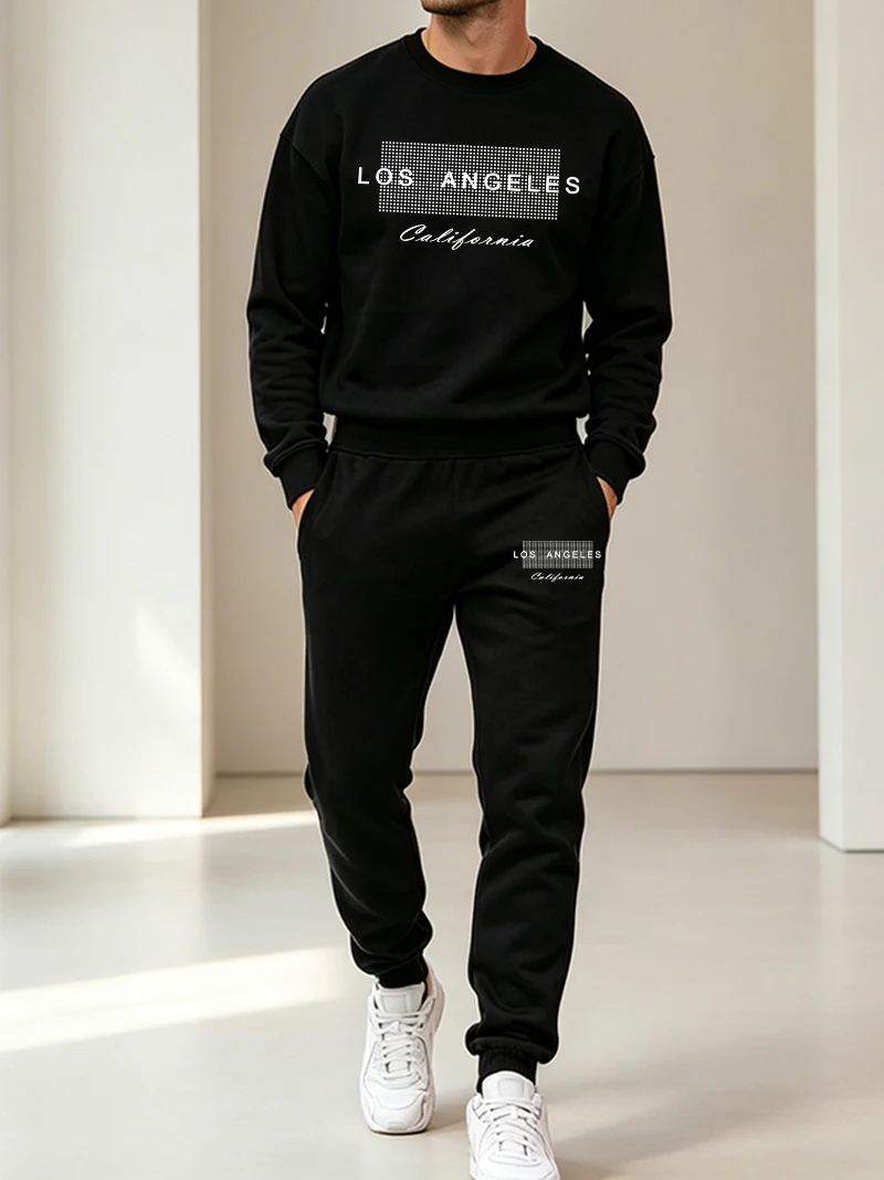Winter Clothing Fashion - 가을 겨울 남성 스포츠 2종 세트