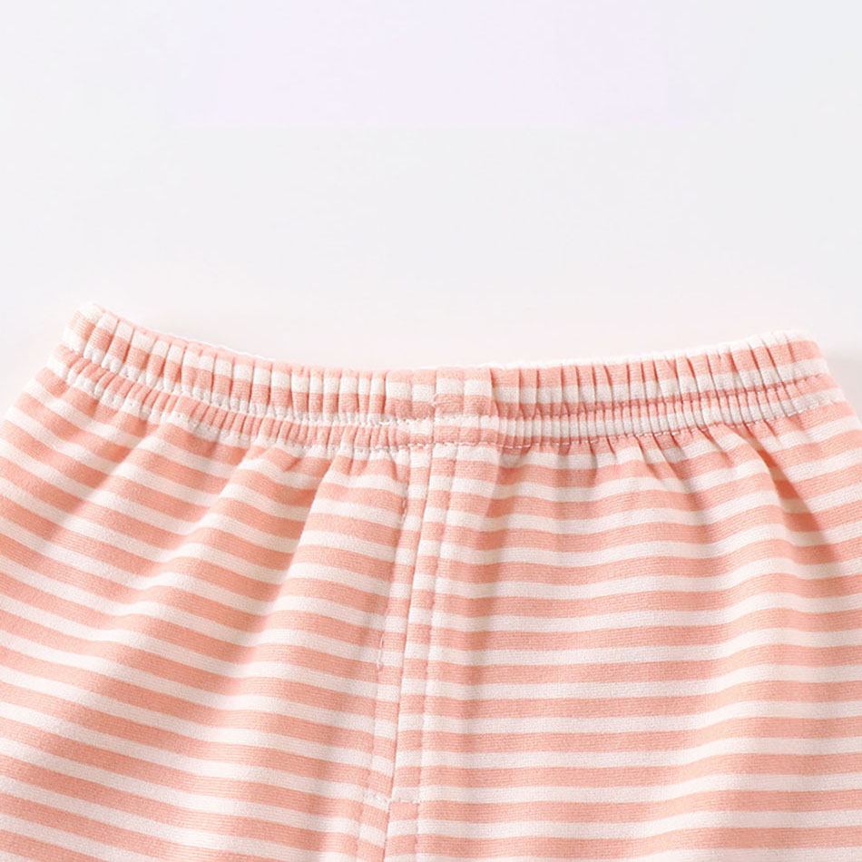 플리스 안감 아기 의류 세트 따뜻한 줄무늬 속옷 잠옷  - Winter Clothing For Baby Girl 리뷰 및 가격