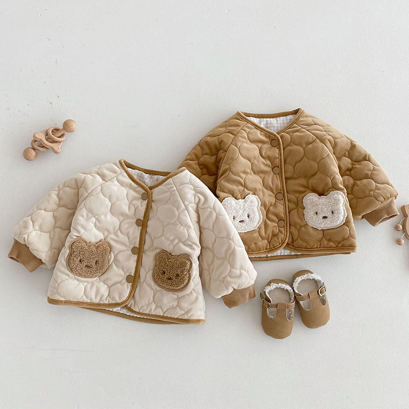 2025 한국 아기 겨울옷 귀여운 곰 양면 외투 남아  - Winter Clothing For Baby Girl 리뷰 및 가격