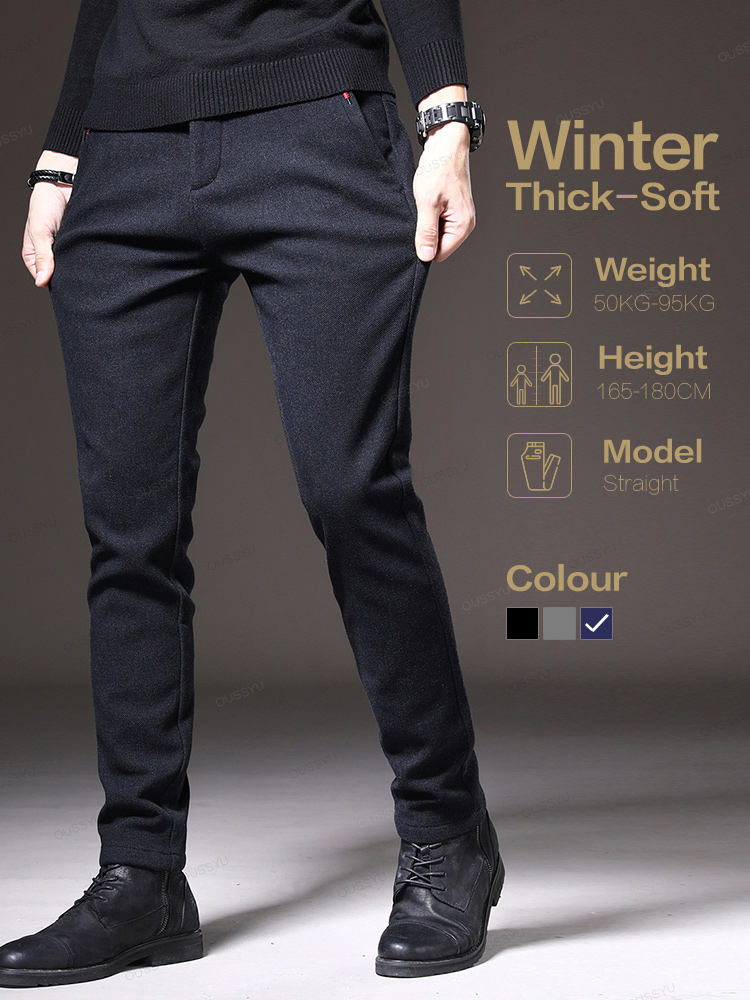 브랜드 의류 가을 겨울 남성 캐주얼 바지 비즈니스 패션 - Winter Clothing Brands 리뷰 및 가격