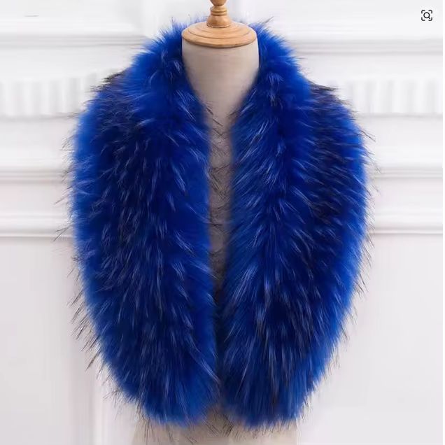 천연 모피 칼라 진짜 너구리 모피 여우 칼라 천연 스카 - Winter Clothing Essentials 리뷰 및 가격