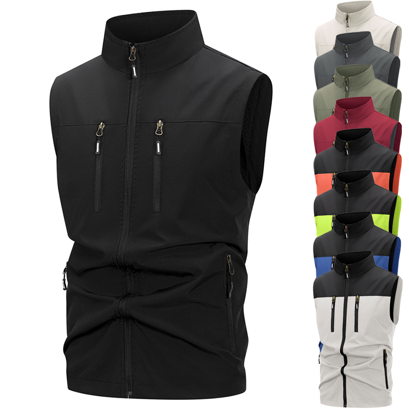 남성용 경량 소프트쉘 조끼 (지퍼 포켓, 방풍, 민소매 - Winter Clothing Equipment 리뷰 및 가격