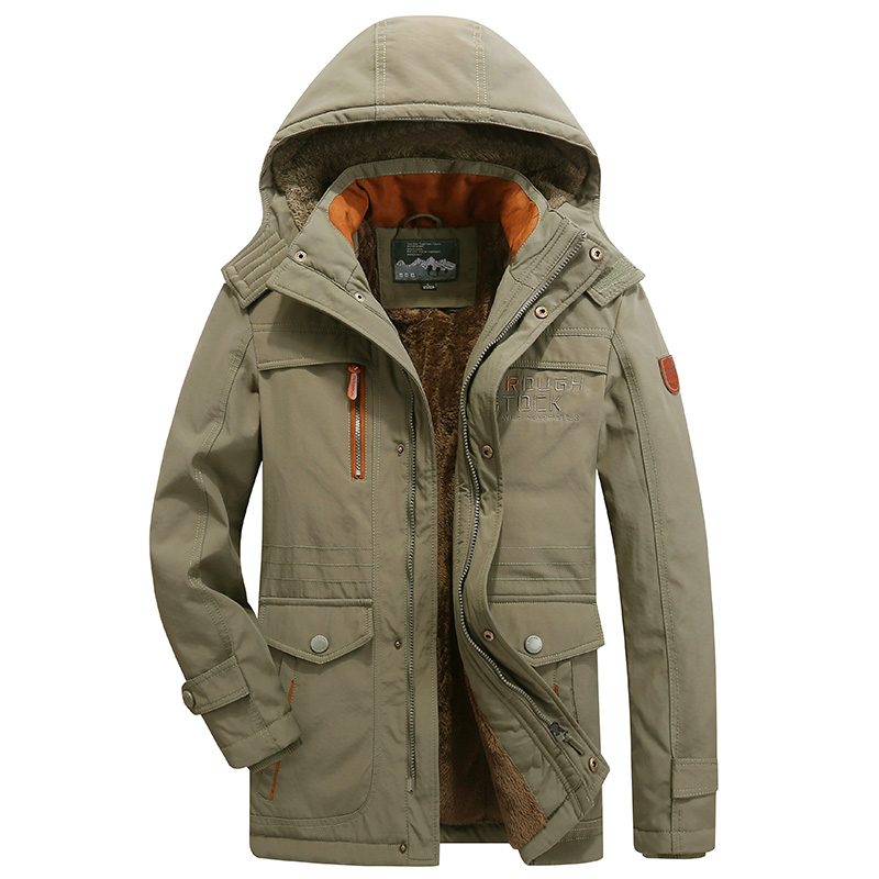두꺼운 따뜻한 겉옷 빅 사이즈 멀티 포켓 남성용 겨울  - Winter Clothing Brands 리뷰 및 가격
