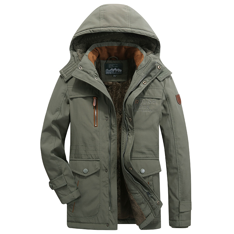 두꺼운 따뜻한 겉옷 빅 사이즈 멀티 포켓 남성용 겨울  - Winter Clothing Brands 리뷰 및 가격