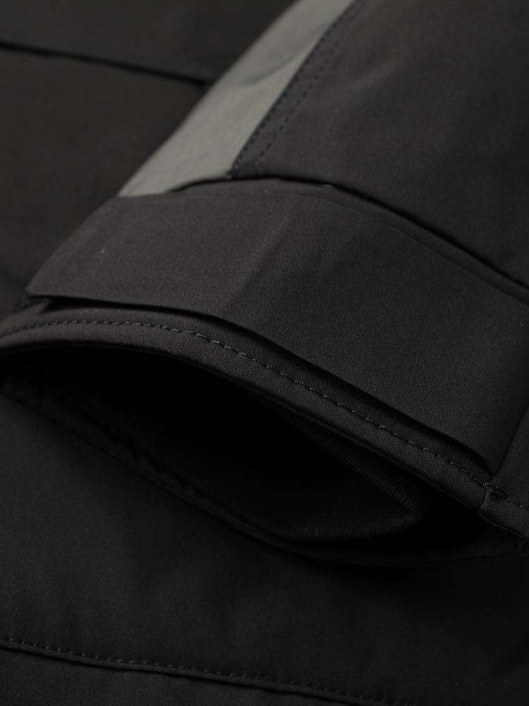 남성 패셔너블 캐주얼 컬러 블록 트렌디 후드 중간 길이 - Winter Clothing Brand Names 리뷰 및 가격