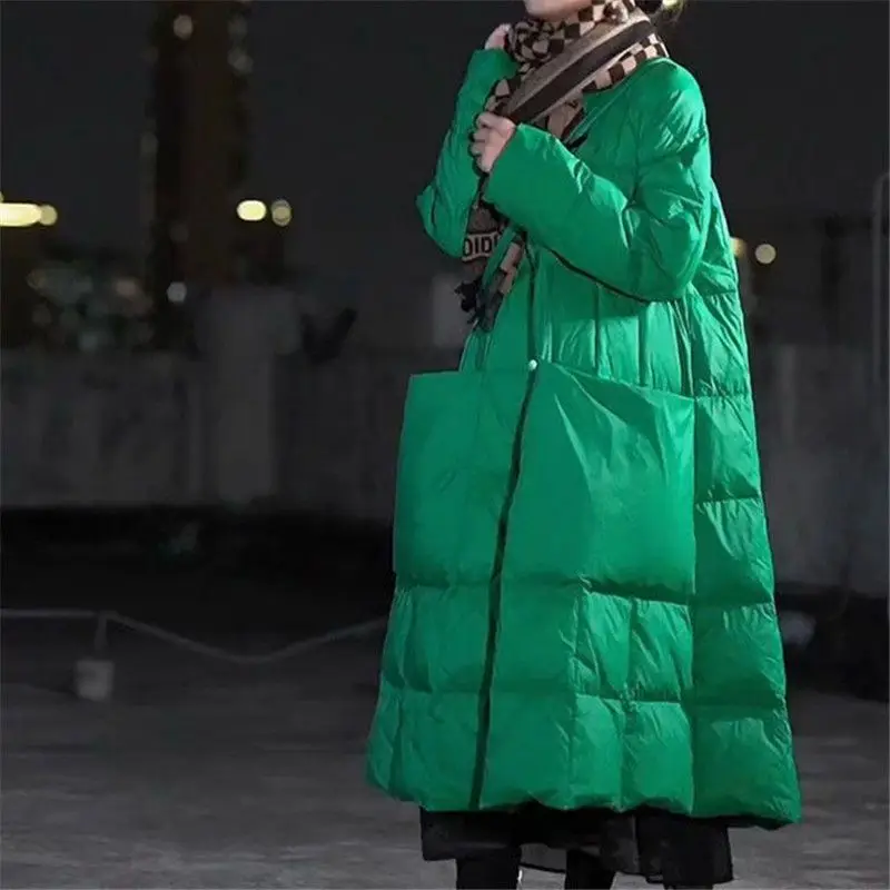 여성용 오버사이즈 롱 다운 재킷, 큰 포켓, 겨울 코트 - Winter Clothing Brands 리뷰 및 가격